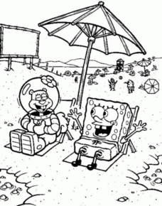 Disegno di Spongebob da stampare e colorare 62