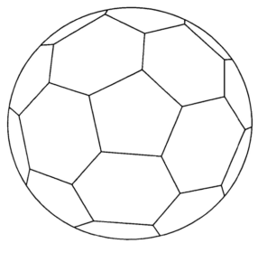Disegno di pallone da stampare e colorare 8