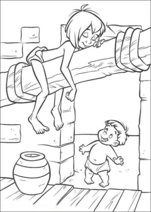 Disegno di Il libro della giungla da stampare e colorare 53 Disegno di Il libro della giungla da stampare e colorare 53