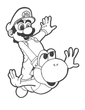 Disegno di Super Mario da stampare e colorare 101