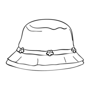 Disegno di cappello da stampare e colorare 17