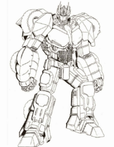 Disegno di Transformers da stampare e colorare 32