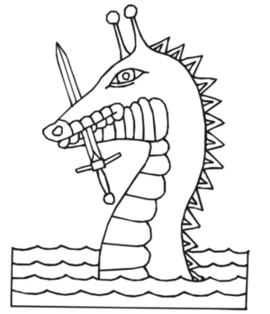 Disegno di dragone da stampare e colorare 88