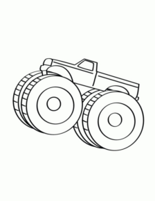 Disegno di monstertruck da stampare e colorare 36
