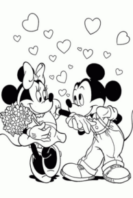 Disegno di Minni da stampare e colorare 12