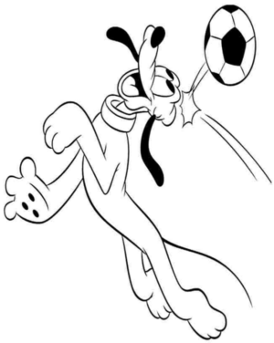 Disegno di Pluto da stampare e colorare 35