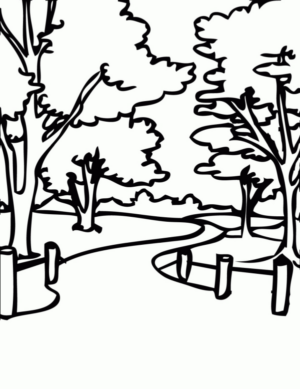 Disegno di albero da stampare e colorare 92