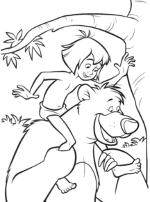 Disegno di Il libro della giungla da stampare e colorare 82