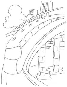 Disegno di treno da stampare e colorare 9