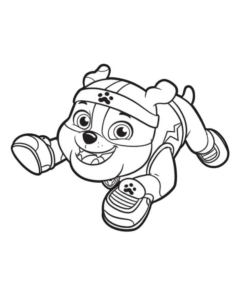 Disegno di Paw Patrol – Cane pompiere da stampare e colorare 21