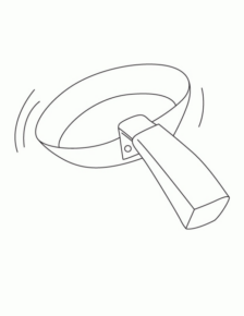 Disegno di suppellettile da cucina da stampare e colorare 4