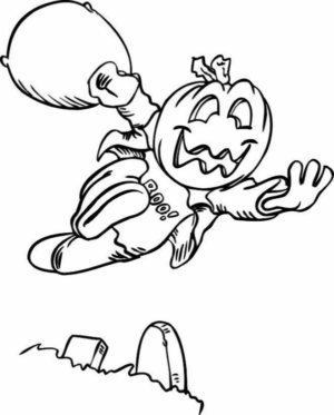 Disegno di bambino ad Halloween da stampare e colorare 19 Disegno di bambino ad Halloween da stampare e colorare 19