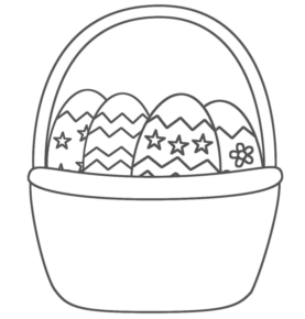 Disegno di uovo di Pasqua da stampare e colorare 151 Disegno di uovo di Pasqua da stampare e colorare 151