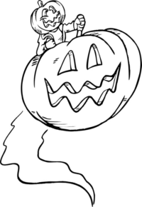 Disegno di zucca di Halloween da stampare e colorare 95 Disegno di zucca di Halloween da stampare e colorare 95