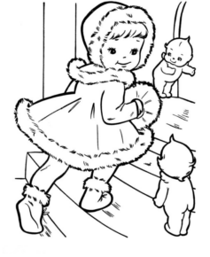 Disegno di bambino da stampare e colorare 83