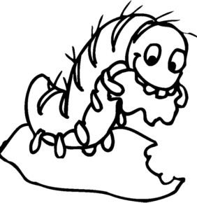 Disegno di lombrico da stampare e colorare 19