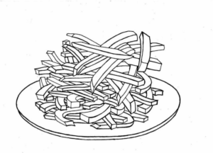 Disegno di fast food da stampare e colorare 34