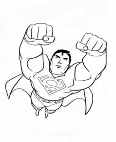 Disegno di Superman da stampare e colorare 68