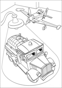 Disegno di Cars da stampare e colorare 21
