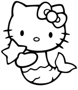 Disegno di Hello Kitty da stampare e colorare 250