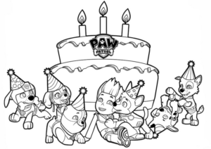 Disegno di compleanno da stampare e colorare 84