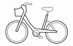 Disegno di bicicletta da stampare e colorare 36