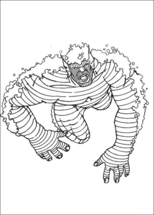 Disegno di Hulk da stampare e colorare 59