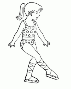 Disegno di pattinaggio da stampare e colorare 22