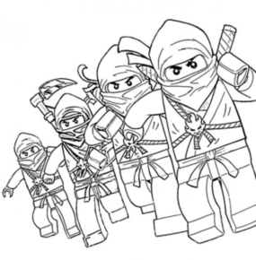Disegno di Ninja Go da stampare e colorare 43