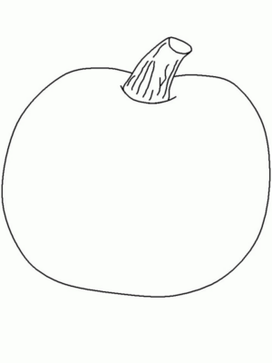 Disegno di zucca da stampare e colorare 12