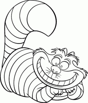 Disegno di Alice nel paese delle meraviglie da stampare e colorare 95