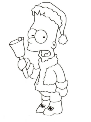 Disegno di I Simpson da stampare e colorare 11