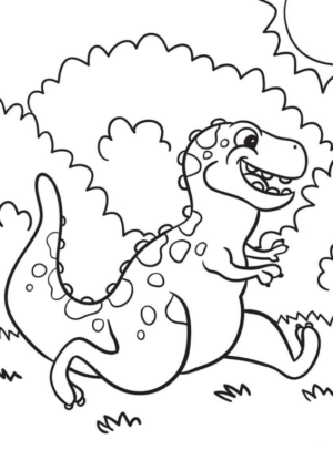 Disegno di Apatosauro da stampare e colorare 7
