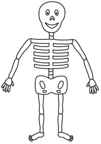 Disegno di parti del corpo da stampare e colorare 5