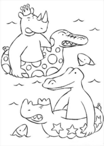 Disegno di Barbapap da stampare e colorare 17