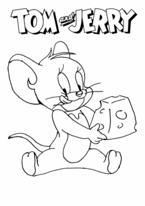Disegno di Tom e Jerry da stampare e colorare 55