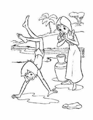 Disegno di Il libro della giungla da stampare e colorare 98