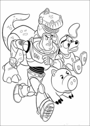 Disegno di Toy Story da stampare e colorare 154