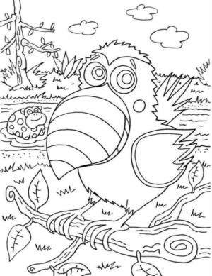 Disegno di tucano da stampare e colorare 26