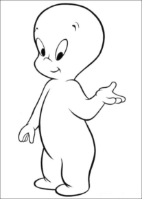 Disegno di Casper da stampare e colorare 12