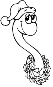 Disegno di serpente da stampare e colorare 2