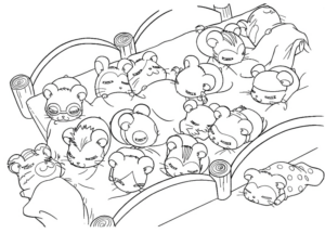 Disegno di Hamtaro da stampare e colorare 15
