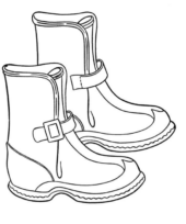 Disegni di Stivali da colorare