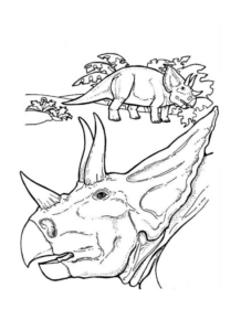 Disegno di Triceratopo da stampare e colorare 46