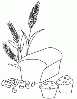 Disegno di colazione da stampare e colorare 50