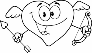 Disegno di San Valentino da stampare e colorare 6