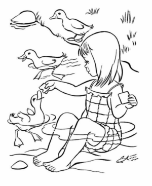 Disegno di bambino da stampare e colorare 240