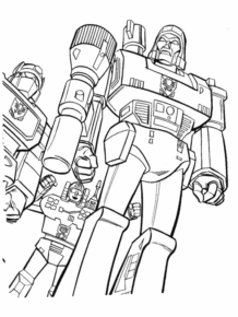 Disegno di Transformers da stampare e colorare 12