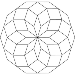 Disegno di mandala da stampare e colorare 1227