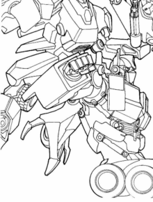 Disegno di Transformers da stampare e colorare 97